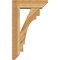Ekena Millwork Merced Slat Rough Sawn Bracket w/ Offset Brace, Western Red Cedar, 6"W x 18"D x 30"H BKT0604X18X30MRC06RWR - alternate 4